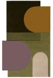 Hans Home | Kusový koberec Abstract Lozenge Green/Multi - 150x240