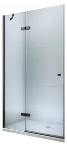 Mexen ROMA sprchové otevírací dveře 120 cm, černá-transparentí, 854-120-000-70-00