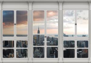 Fototapeta - New York - výhled z okna (254x184 cm)