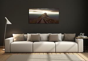 Foto obraz skleněný horizontální Stezka na skále osh-103018737
