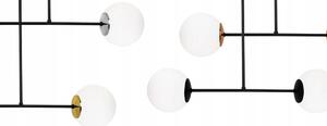 Stropní svítidlo Florence, 2x bílé skleněné stínítko, (výběr ze 4 barev uchycení)