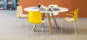 PEDRALI - Židle TWEET 890 bicolour DS - bílo-žlutá