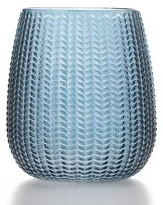 Modrá skleněná váza SEVILLA