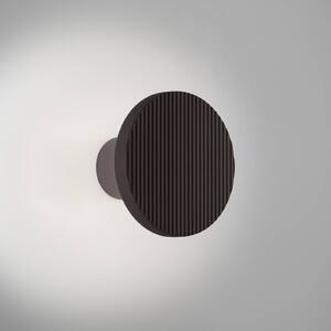Bover LED nástěnné světlo Arid A/01 černá 2 200–2 700 K IP44, stmívatelný, Černá, Obývací pokoj / jídelna, Hliník, Design