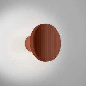 Bover LED nástěnné světlo Arid A/01 terakota 2 200–2 700 K, stmívatelný, Terakota, Obývací pokoj / jídelna, Hliník, Design