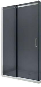 MEXEN - Omega sprchové dveře, posuvné 140 cm, grafit, chrom - 825-140-000-01-40