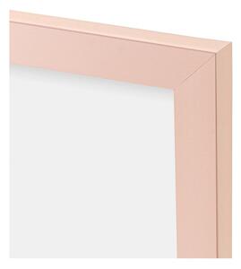 Světle růžový plastový rámeček na zeď 44x54 cm