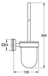 Grohe Start Cube WC štětka, Supersteel 40977DC0