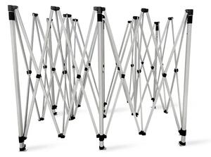 Nůžkový párty stan 3x6m ALU Premium – 4 plné bočnice barva Modrá