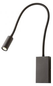Redo Nástěnné LED svítidlo Wallie Barva: Černá