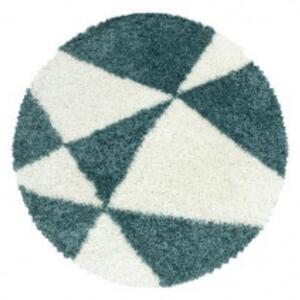 Ayyildiz koberce Kusový koberec Tango Shaggy 3101 blue kruh Modrá - 80x80 (průměr) kruh cm