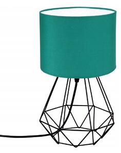 Stolní lampa INDIGO, 1x textilní stínítko (výběr ze 7 barev), (výběr ze 3 barev konstrukce)