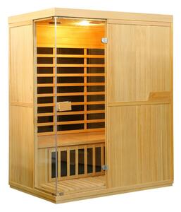 Sauna DeLuxe 2200 Carbon, hnědá