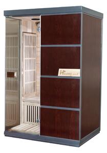 Sauna DeLuxe 2223 Carbon BT, tmavě hnědá