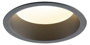 LED2 2550173 Zeta 2 XS, černé svítidlo pro zapuštění, 6/10W LED 2700K/3000K/4000K, ⌀10,3cm, IP44