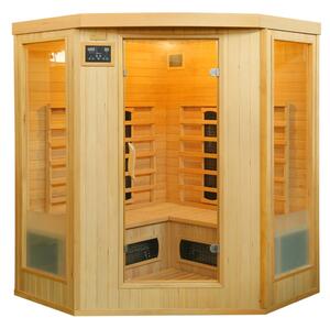 Sauna DeLuxe 4440 CB/CR, hnědá