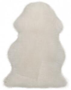 Obsession koberce Kusový koberec Premium Sheep 100 Ivory Bílá - 55x85 tvar kožešiny cm