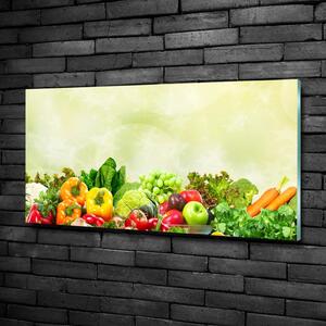 Moderní skleněný obraz z fotografie Zelenina osh-105452592