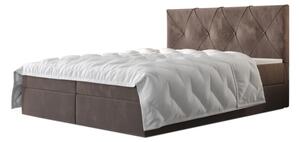 Čalouněná postel boxspring ALTEA COMFORT, 160x200, monolith 15