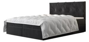 Čalouněná postel boxspring ALTEA COMFORT, 160x200, monolith 97