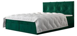Čalouněná postel boxspring ALTEA COMFORT, 160x200, monolith 37