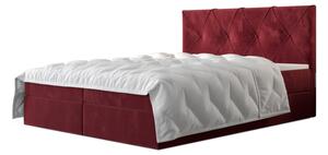 Čalouněná postel boxspring TELA, 140x200, monolith 59
