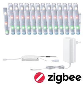P 78867 MaxLED 250 LED Strip Smart Home Zigbee RGBW s krytím základní sada 5m IP44 22W 30LEDs/m RGBW+ 36VA - PAULMANN