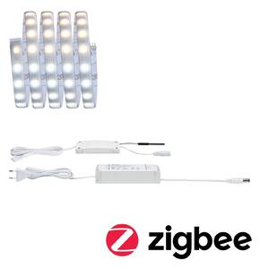 P 78871 MaxLED 500 LED Strip Smart Home Zigbee měnitelná bílá s krytím základní sada 1,5m IP44 9W 60LEDs/m měnitelná bílá 20VA - PAULMANN