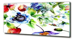 Moderní skleněný obraz z fotografie Jarní květiny osh-106665357