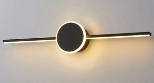 Toolight, LED koupelnové svítidlo nad zrcadlo 80cm APP850-1W, černá, OSW-07883