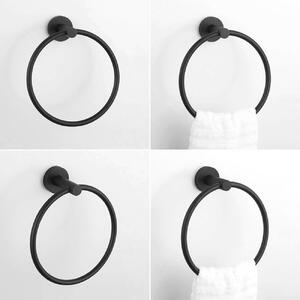 Rea - Koupelnový věšák na ručníky Mist 05 - černá