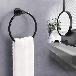 Rea - Koupelnový věšák na ručníky Mist 05 - černá