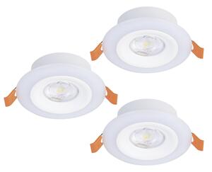 Eglo 901117- SADA 3xLED RGB Stm. koupelnové svítidlo CALONGE 3,8W/230V IP44 + DO