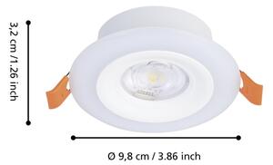Eglo 901117- SADA 3xLED RGB Stm. koupelnové svítidlo CALONGE 3,8W/230V IP44 + DO