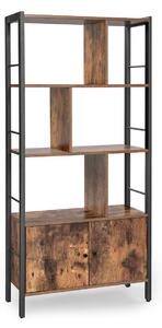 REGÁL NA DOKUMENTY, hnědá, černá, 74/154,5/30 cm Boxxx - Online Only kancelářský nábytek, Online Only