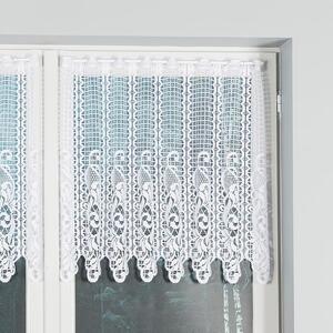 Dekorační metrážová vitrážová záclona JULIA bílá výška 70 cm MyBestHome