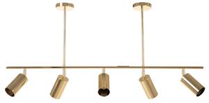 Toolight - Elegantní stropní svítidlo 5xGU10 APP210-3CPR, zlatá, OSW-03401