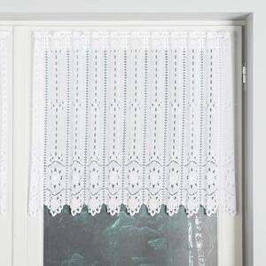 Dekorační metrážová vitrážová záclona VINCENT bílá výška 60 cm MyBestHome