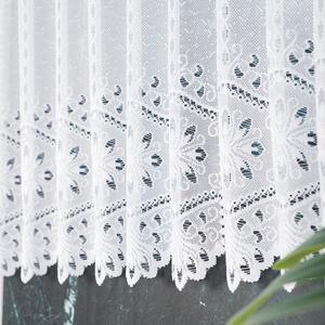 Dekorační metrážová vitrážová záclona VINCENT bílá výška 80 cm MyBestHome