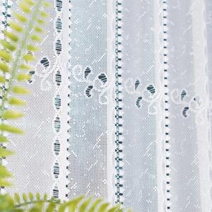 Dekorační metrážová vitrážová záclona VINCENT bílá výška 80 cm MyBestHome