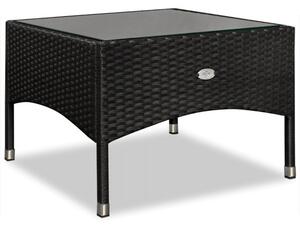 Ratanový stolek RT05 černý 58 x 58 x 42cm