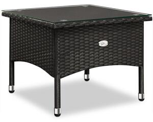 Ratanový stolek RT03 černý 50x50x45 cm