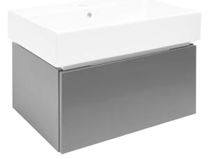 Koupelnová skříňka s umyvadlem SAT Feel 60x30x46 cm antracit mat SATFEEL60ANTU2