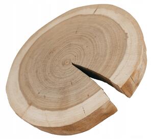 Dřevěný kroužek - plátek, oboustranně broušený, bez kůry, průměr 25-30 cm -