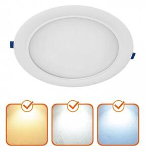 LED Podhledové svítidlo SIGARO LED/18W/230V 3000/4000/6500K pr. 22 cm bílá
