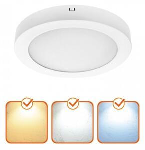LED Stropní svítidlo SIGARO LED/18W/230V 3000/4000/6500K pr. 22 cm bílá