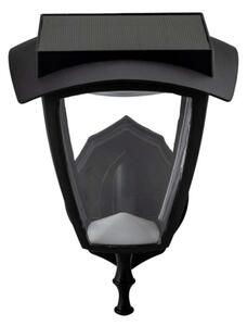 LED Solární nástěnná lampa LED/2W/3,7V 3000/6000K IP65 2200 mAh černá