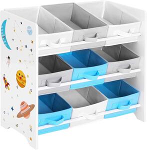 REGÁL DO DĚTSKÉHO POKOJE, bílá, 62,5/60/29,5 cm - Skříně & regály do dětského pokoje, Online Only
