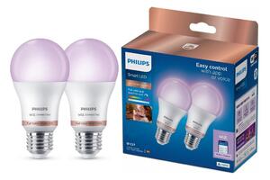 SADA 2x LED RGB Stmívat. žárovka Philips SMART A60 E27/12,5W/230V 2200-6500K