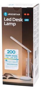 Aigostar - LED Stmívatelná nabíjecí dotyková stolní lampa LED/3W/5V 1800 mAh